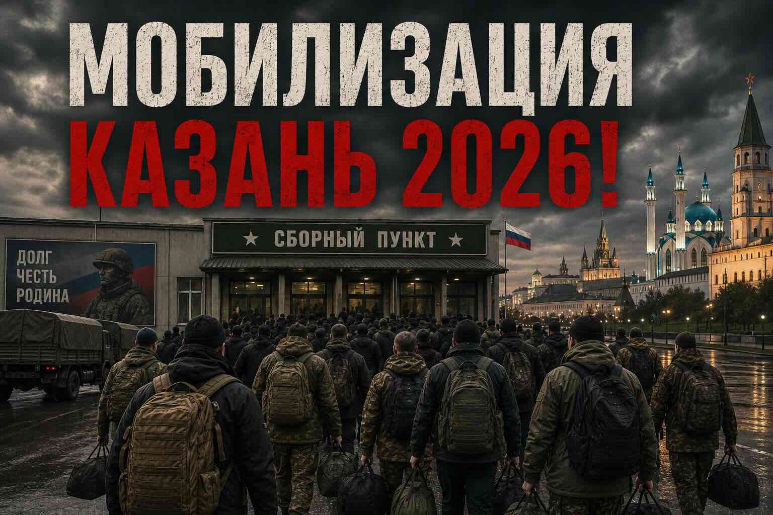 Мобилизация в Казани: бронь от мобилизации и отсрочка в 2026 году